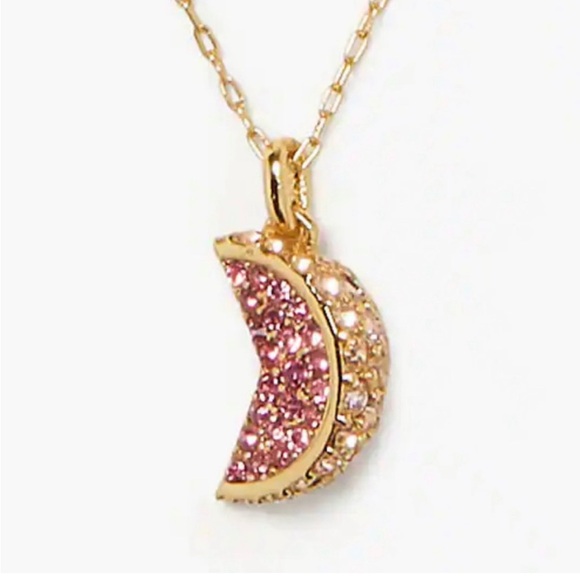 Kate‎ Spade Fruit Salad Pavé Grapefruit Mini Pendant Necklace NWT - Picture 1 of 9